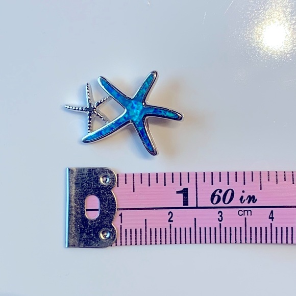 Silver 925. Chain and Pendant With Crushed Opal. - Picture 4 of 11